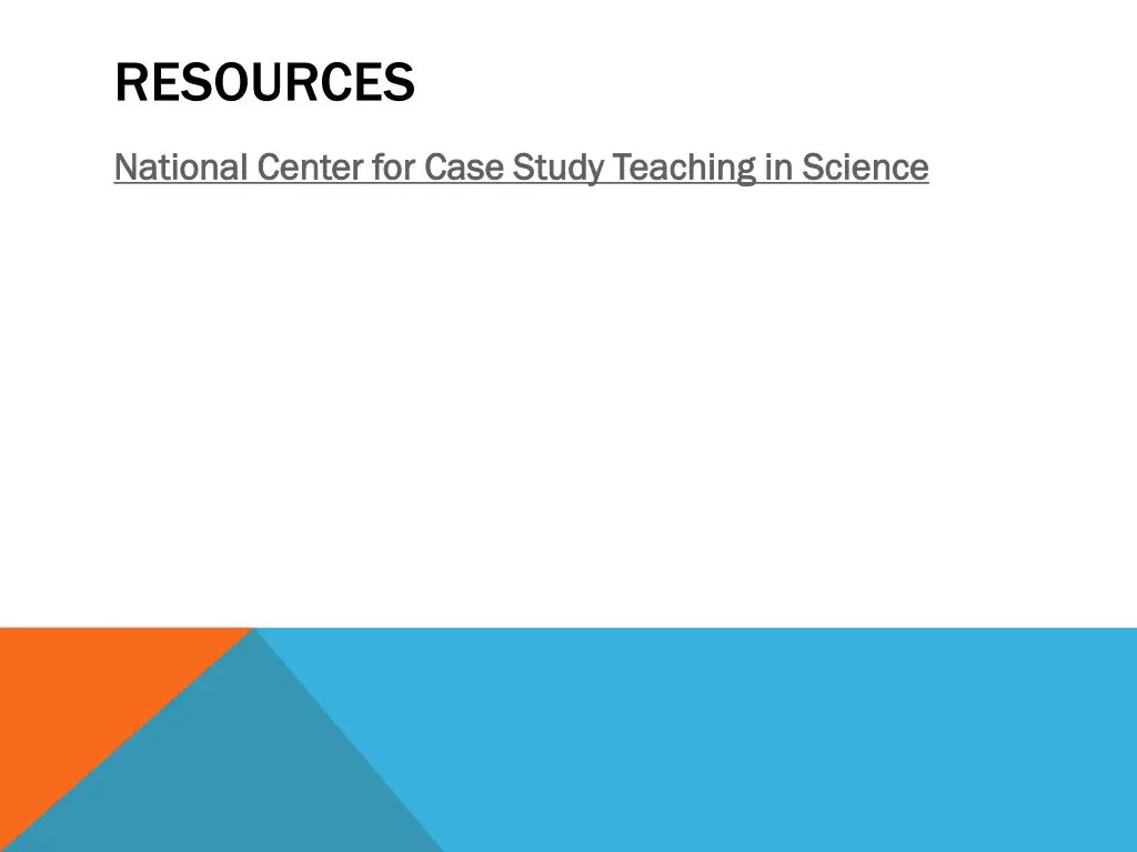 resources