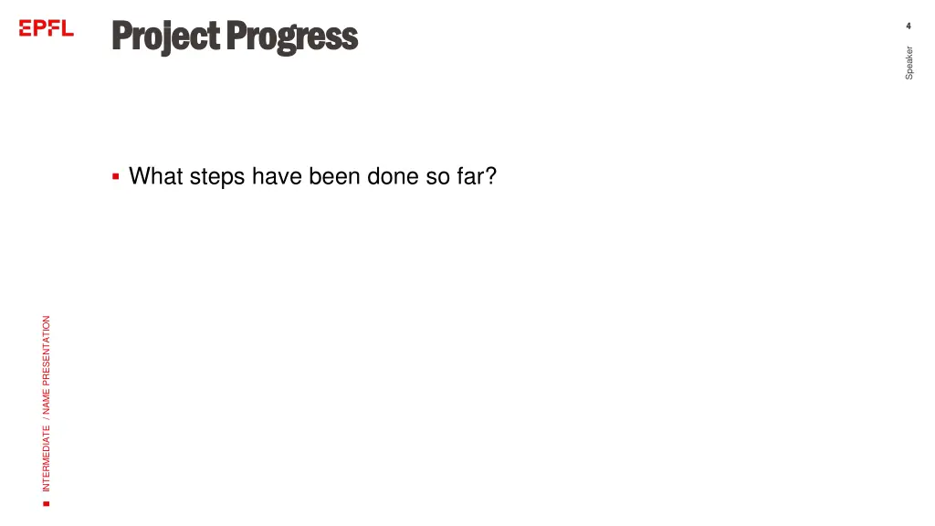 project progress project progress
