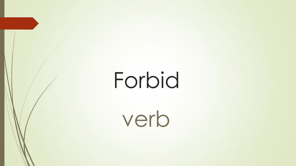 forbid