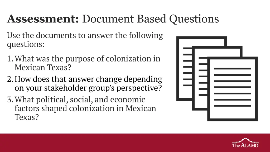 assessment document based questions