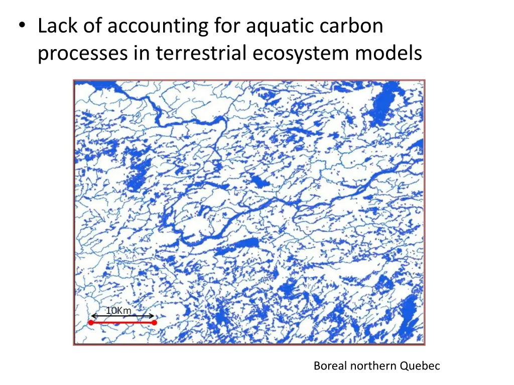 lack of accounting for aquatic carbon processes