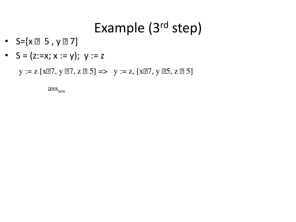 example 3 rd step