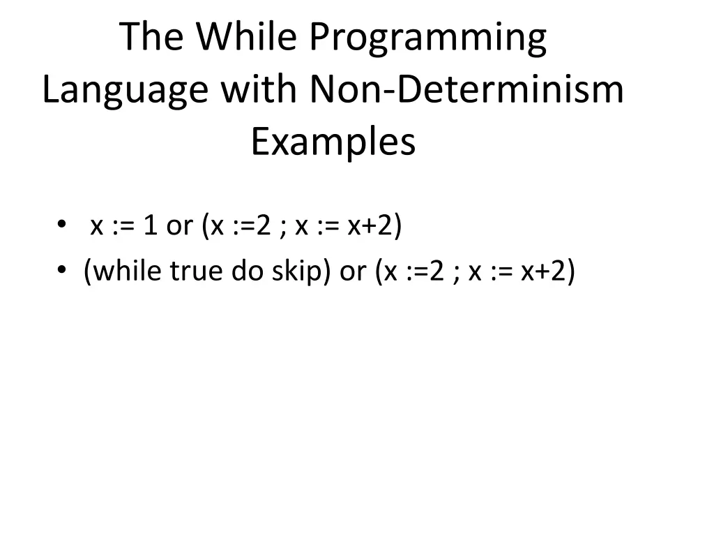 the while programming language with 3
