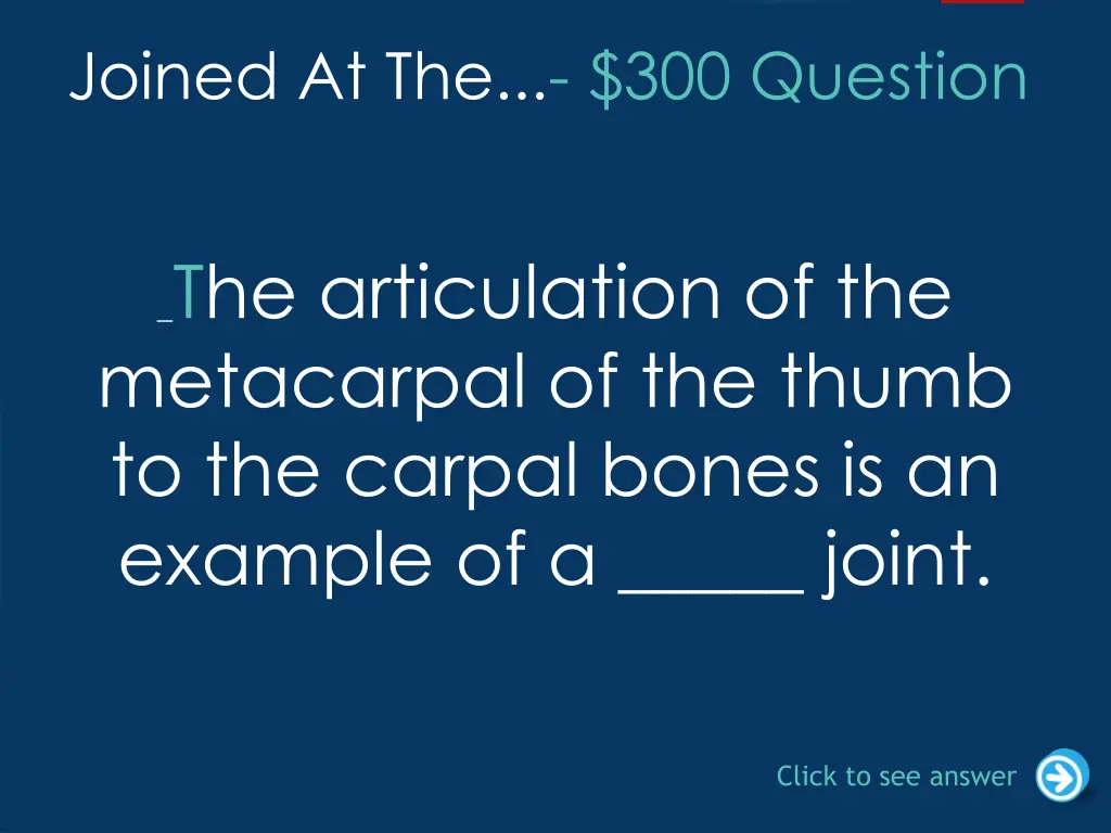 joined at the 300 question