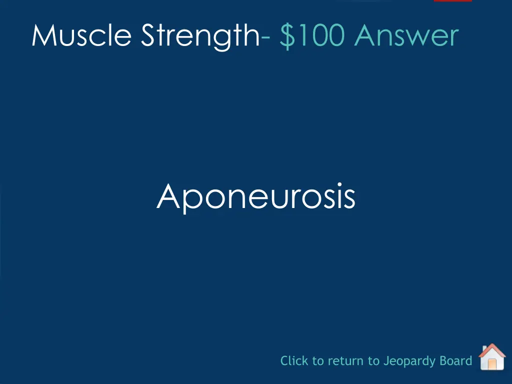 muscle strength 100 answer