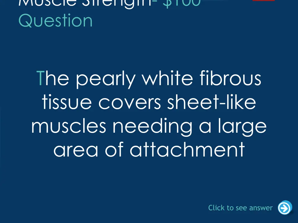 muscle strength 100