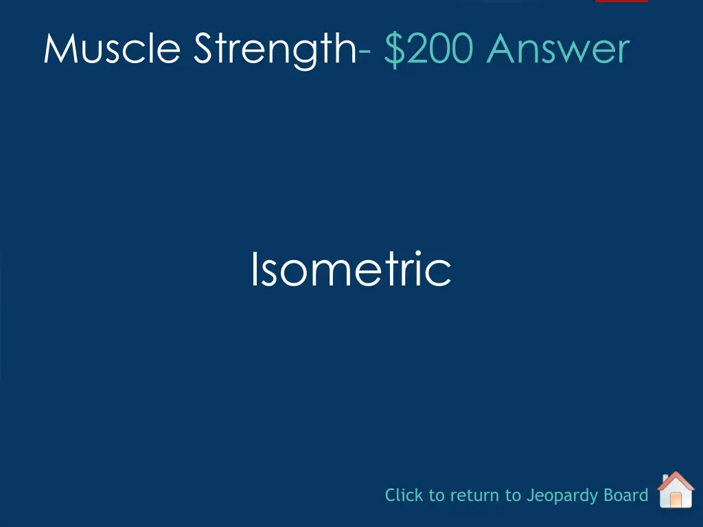 muscle strength 200 answer
