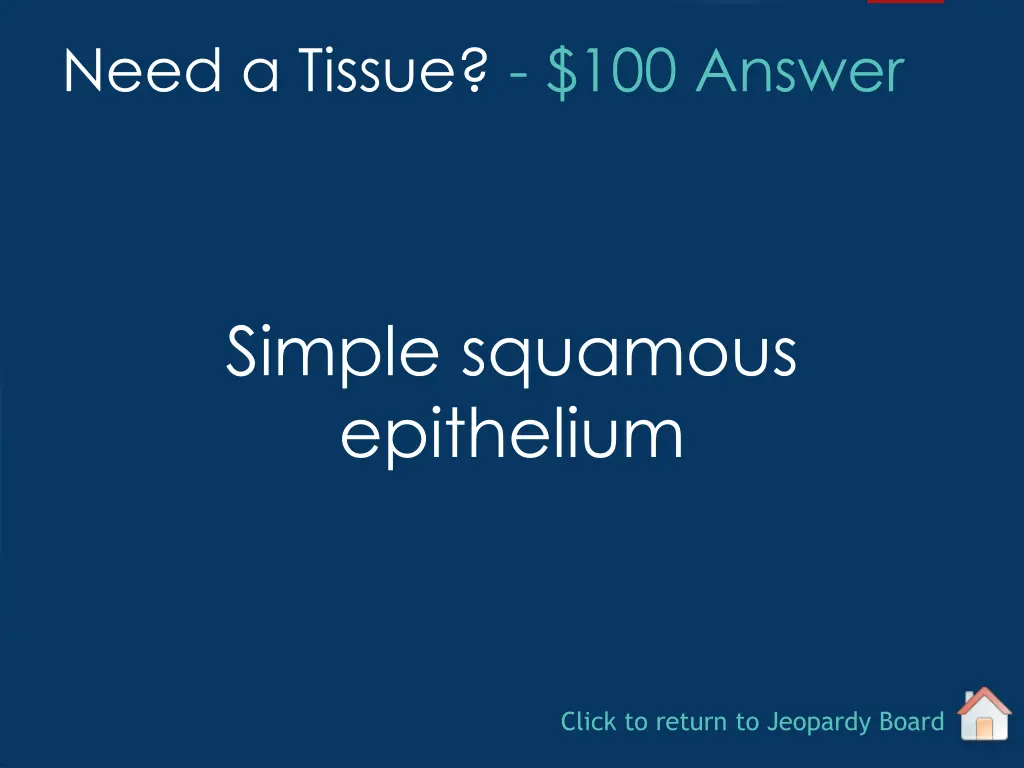 need a tissue 100 answer