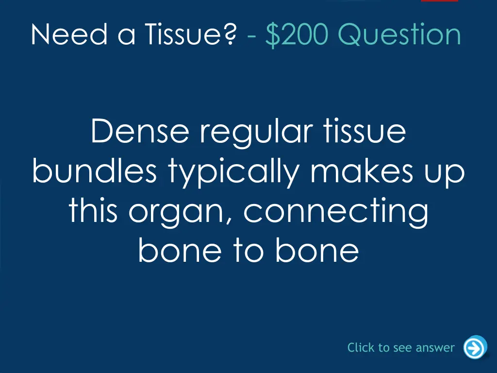 need a tissue 200 question