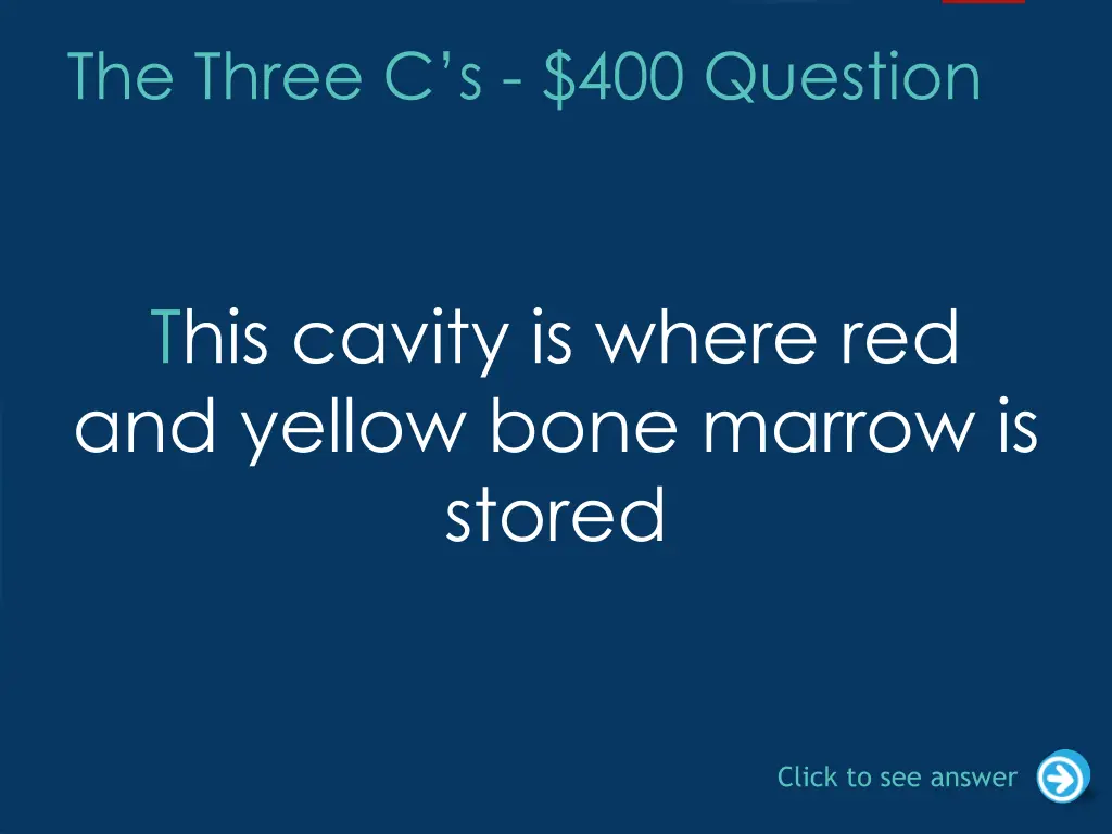 the three c s 400 question
