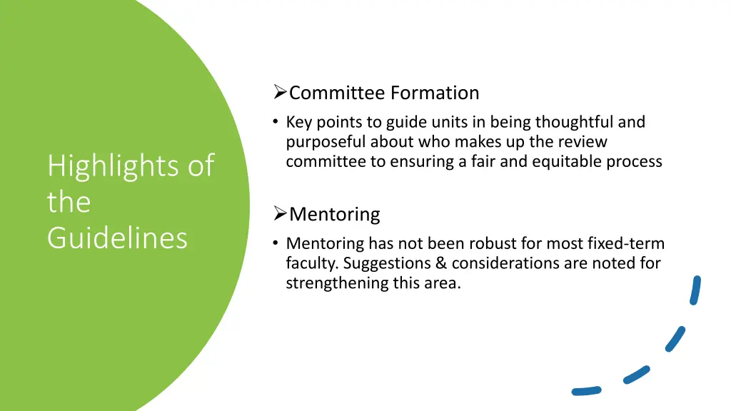 committee formation key points to guide units
