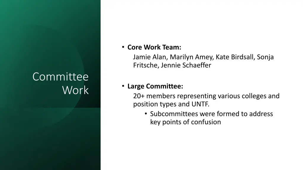 core work team jamie alan marilyn amey kate