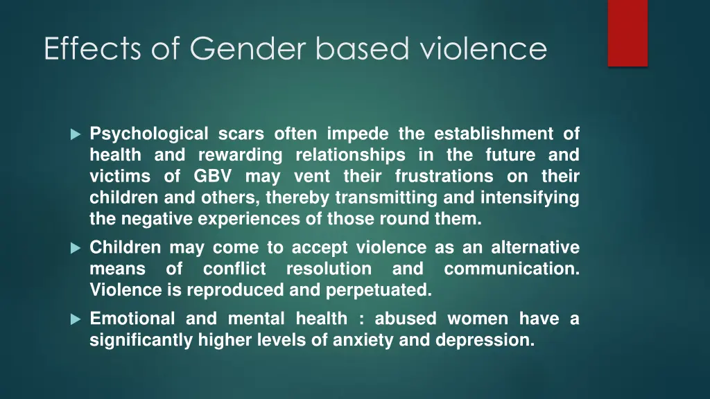 effects of gender based violence 1