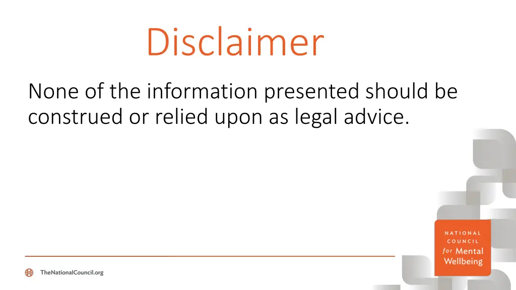 disclaimer