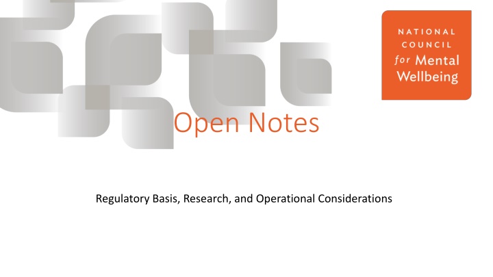 open notes