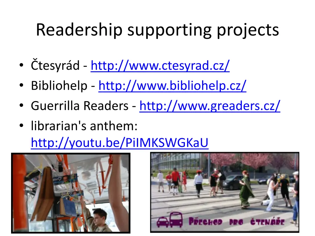 readership supporting projects