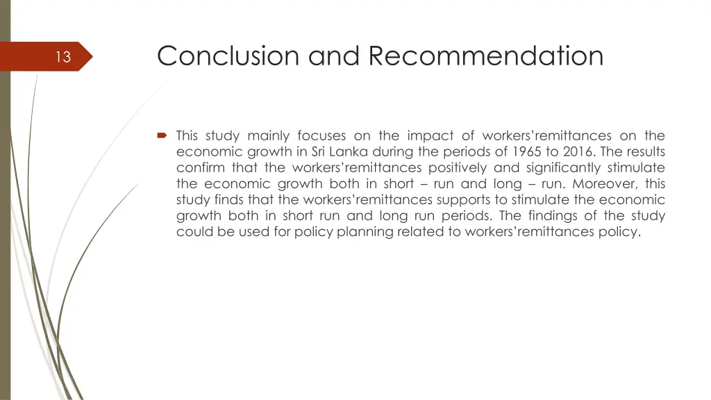 conclusion and recommendation