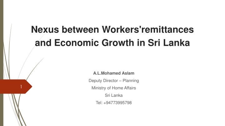 nexus between workers remittances and economic