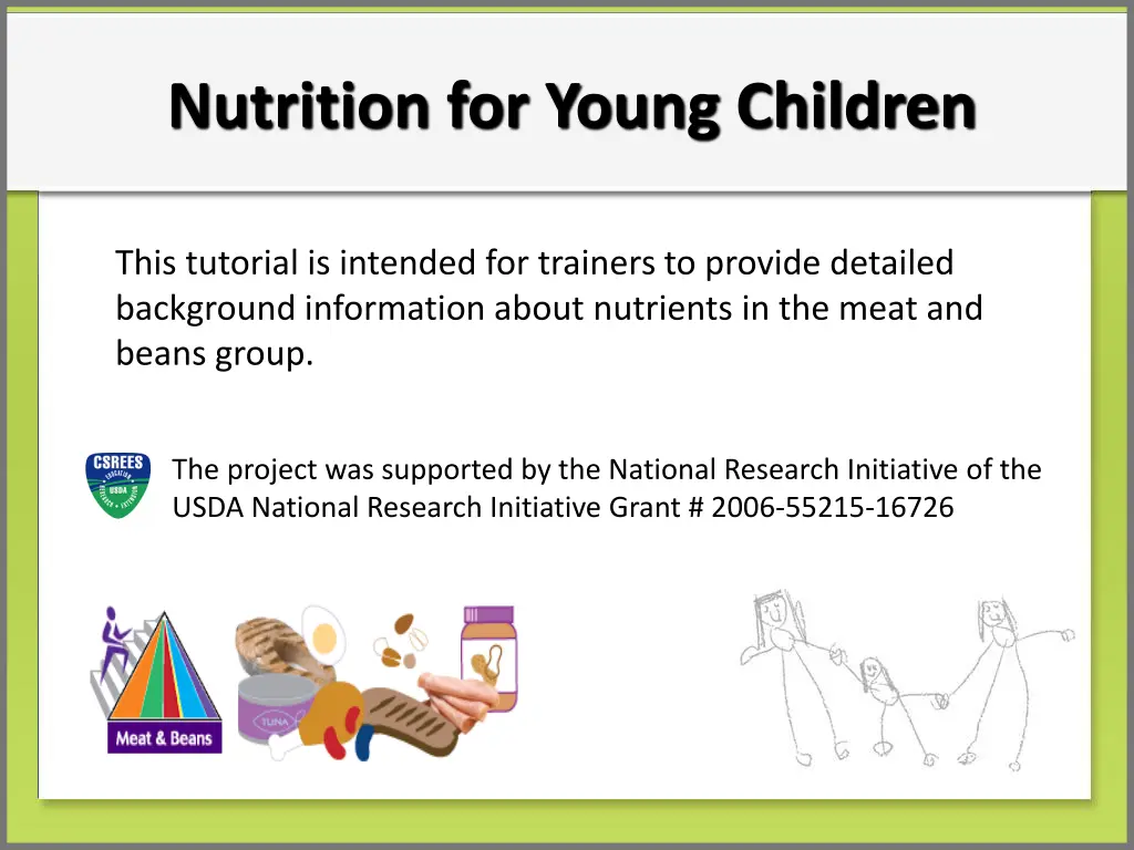 nutrition for young children
