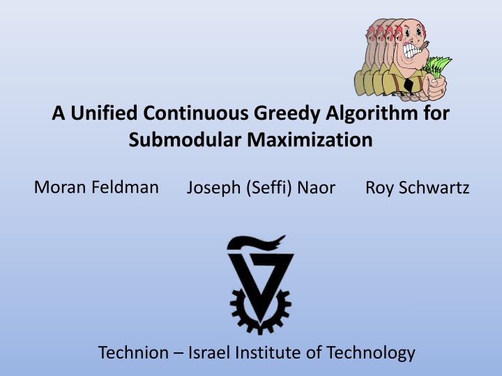 a unified continuous greedy algorithm
