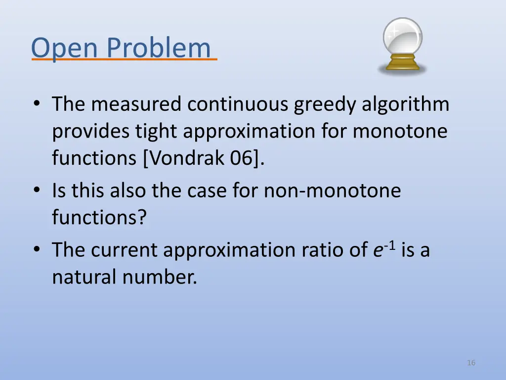 open problem
