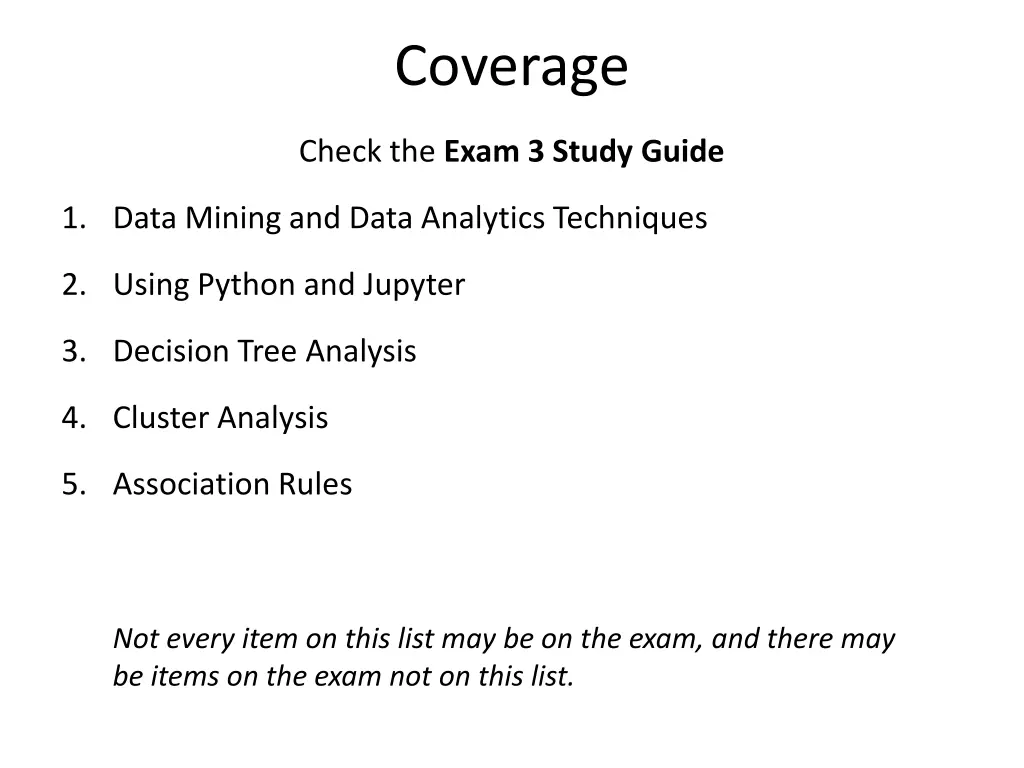 coverage