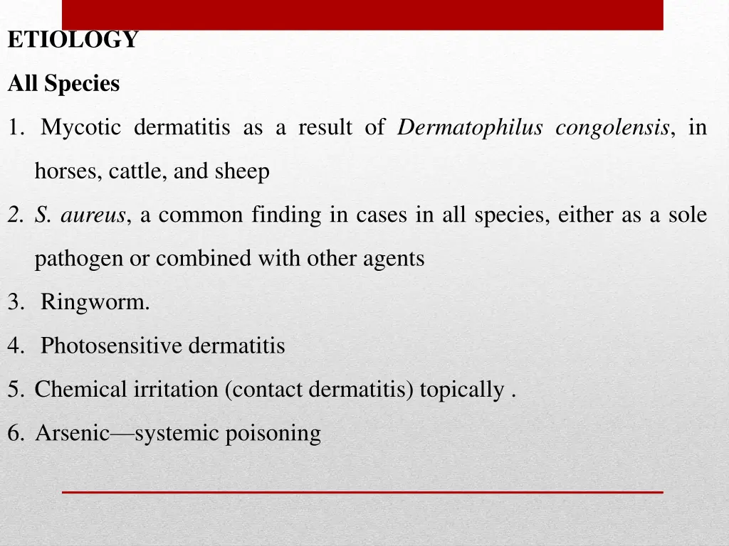 etiology