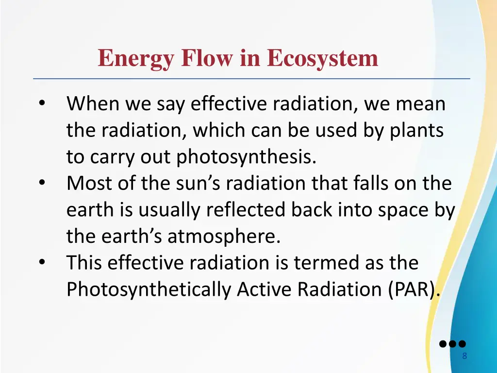 energy flow in ecosystem 3