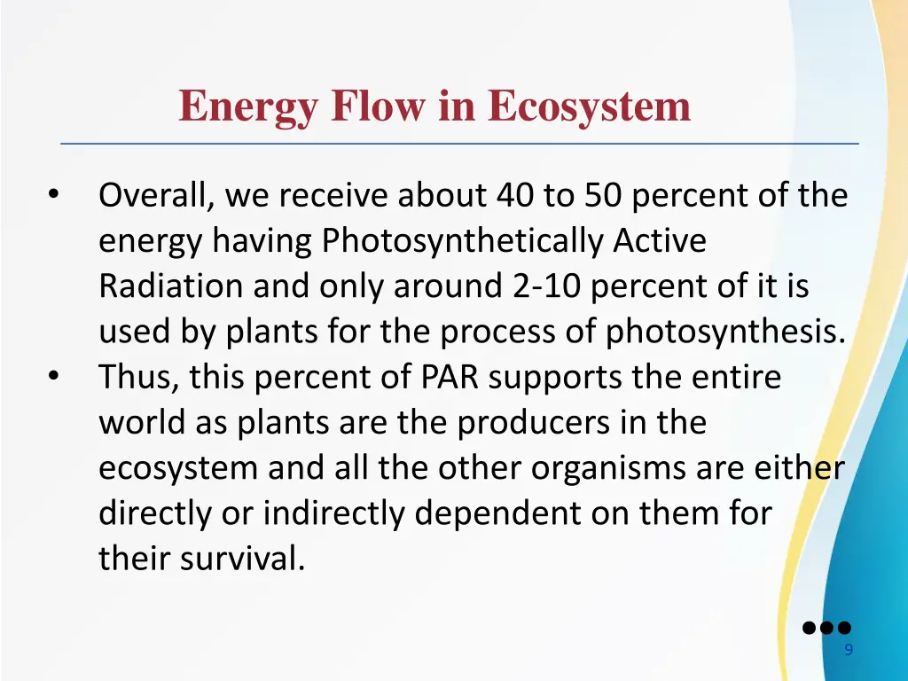 energy flow in ecosystem 4