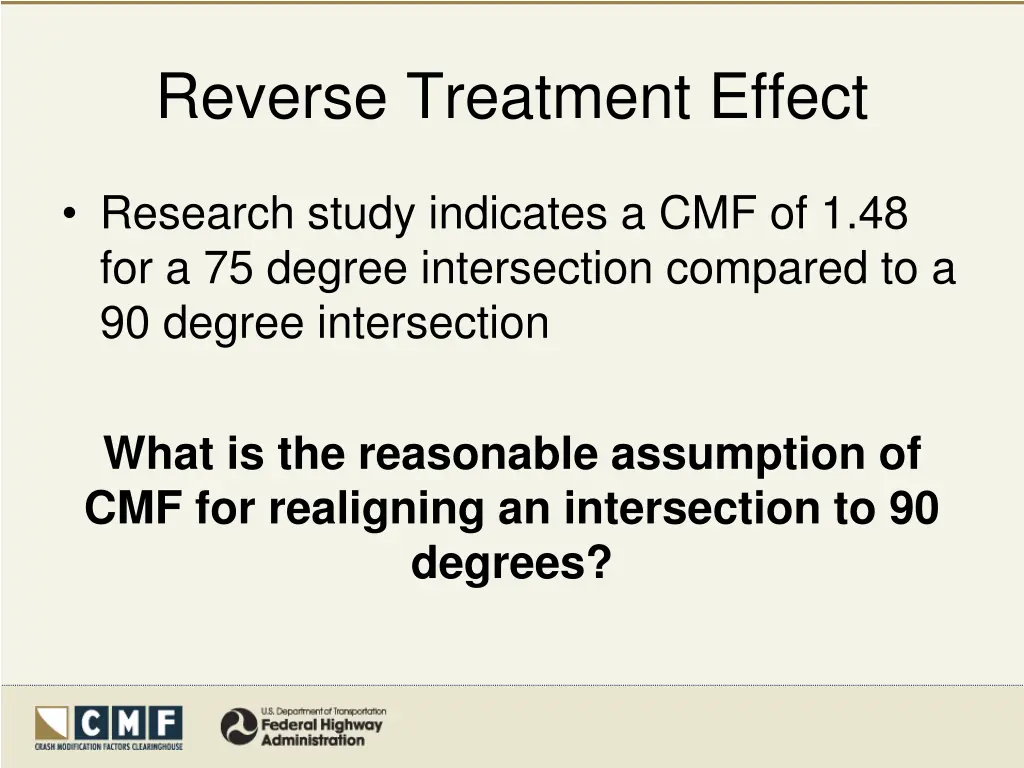 reverse treatment effect