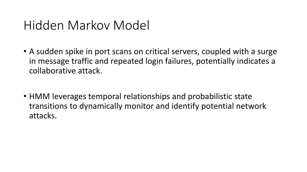 hidden markov model
