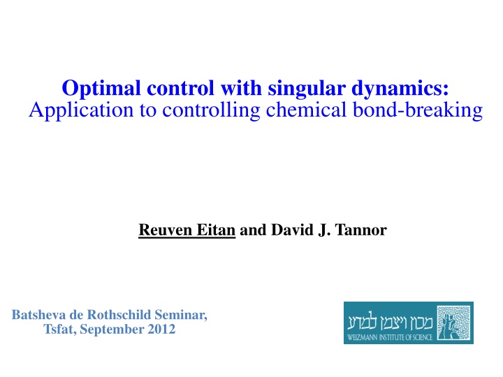 optimal control with singular dynamics
