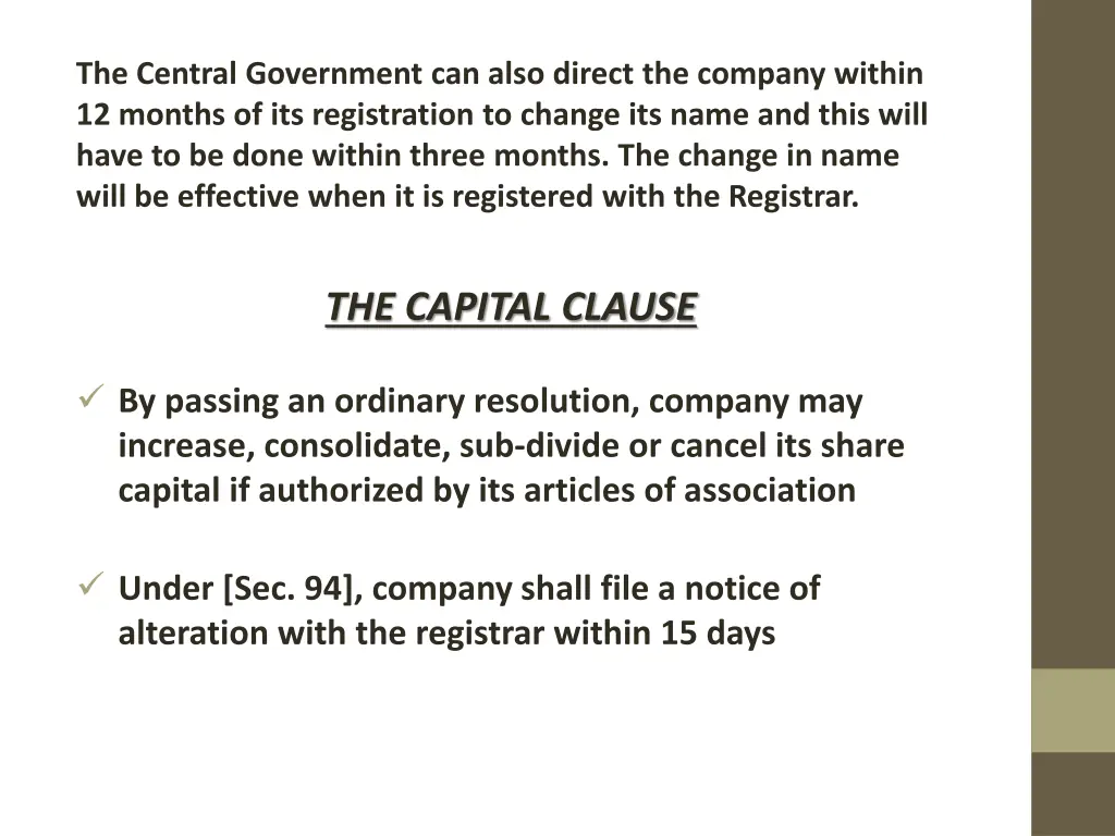 the central government can also direct