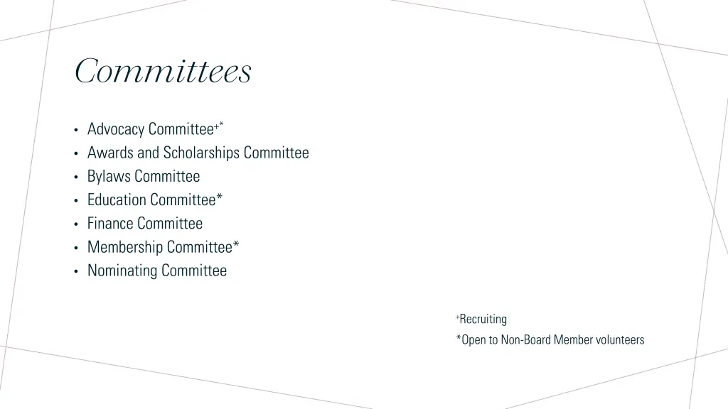 committees 1