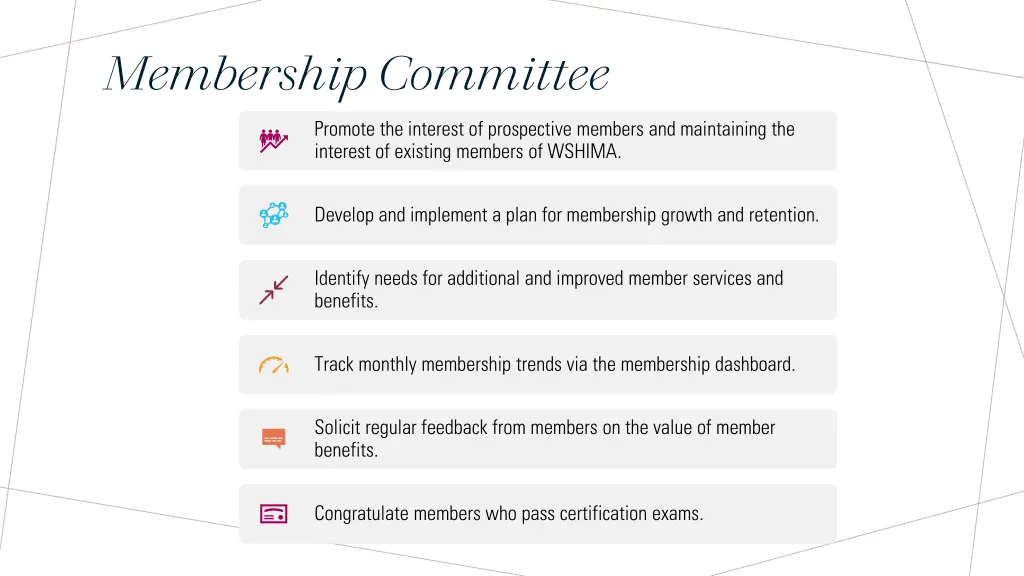 membership committee