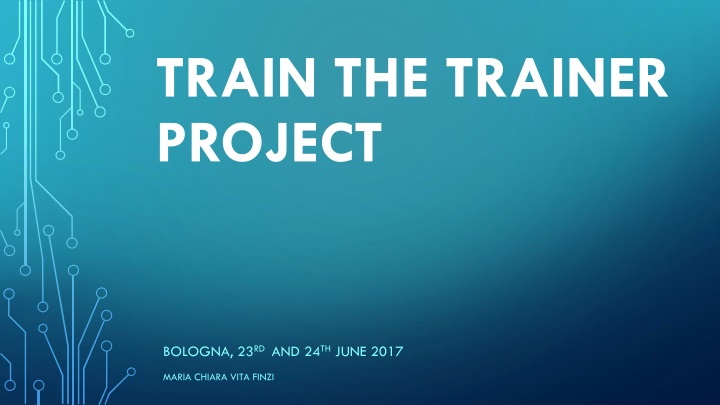 train the trainer project