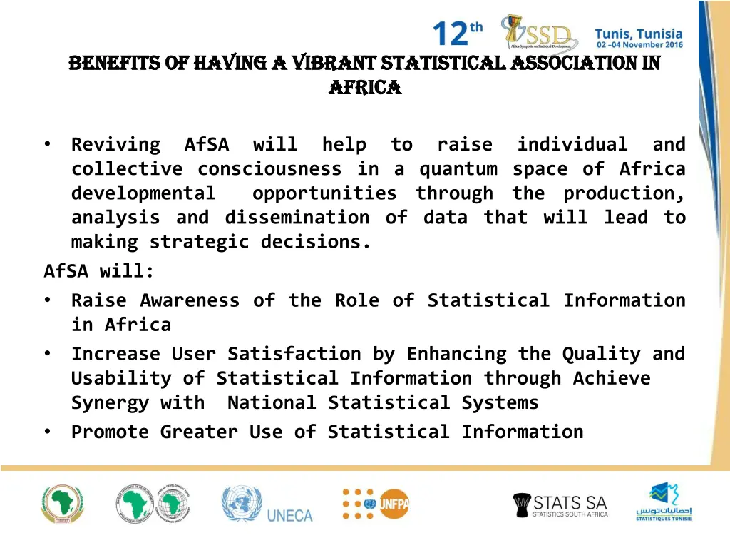 benefits of having a vibrant statistical