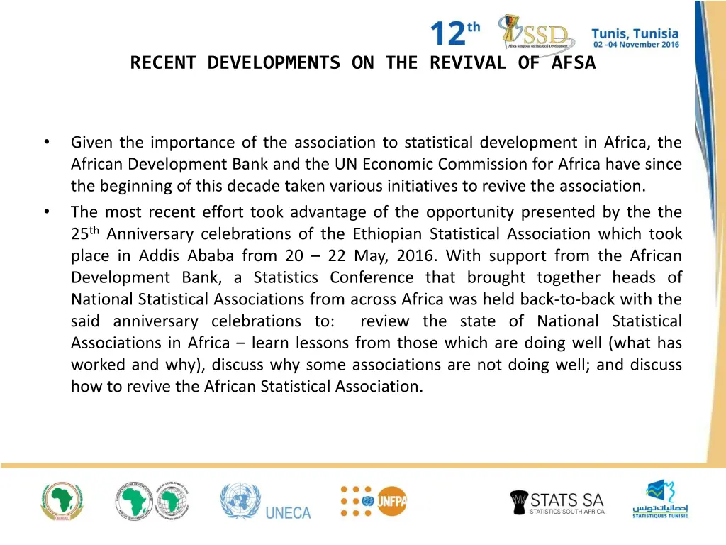 recent developments on the revival of afsa