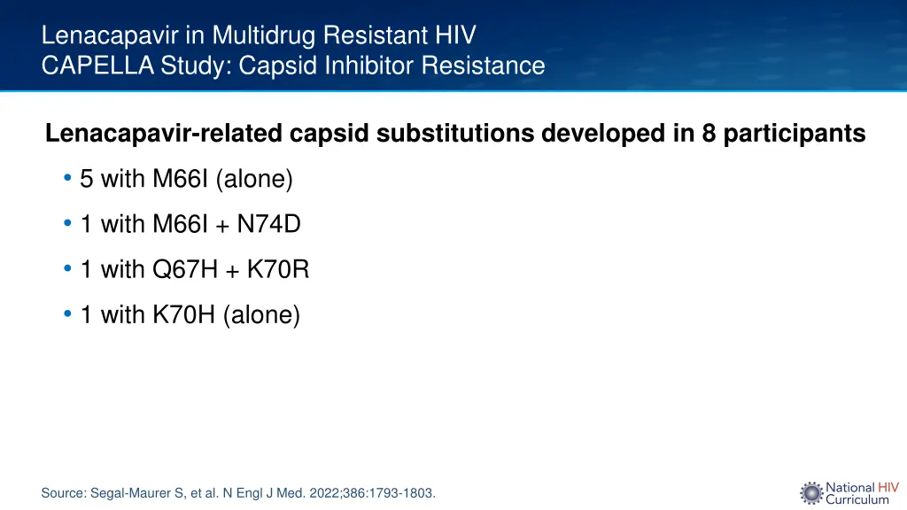 lenacapavir in multidrug resistant hiv capella 5