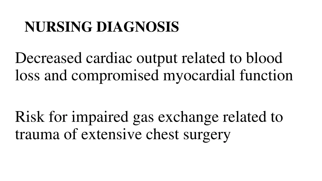 nursing diagnosis 1