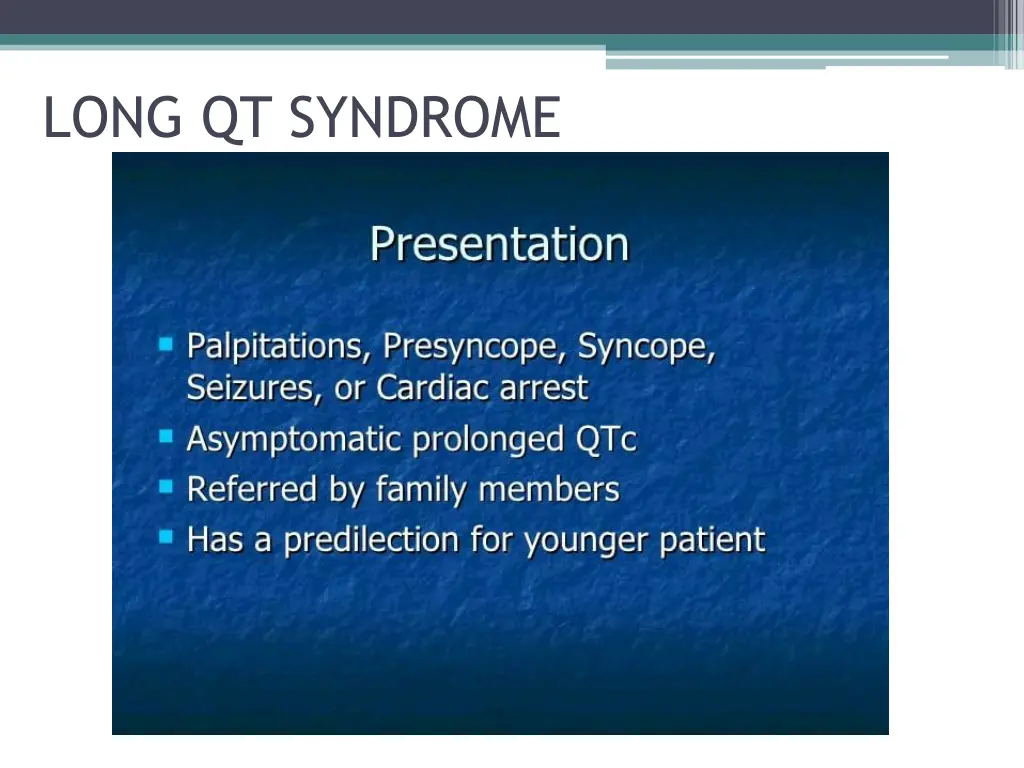 long qt syndrome