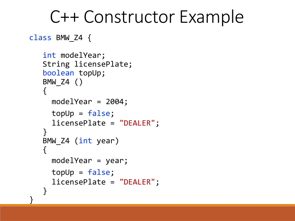 c constructor example