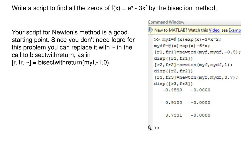 write a script to find all the zeros 1