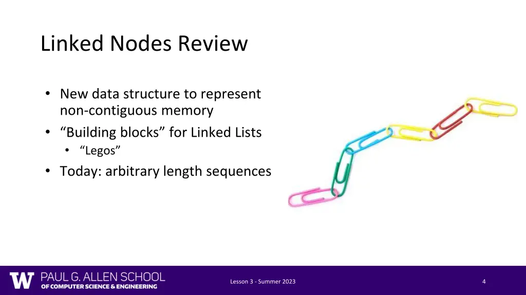 linked nodes review