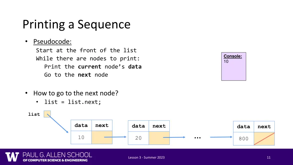 printing a sequence 4