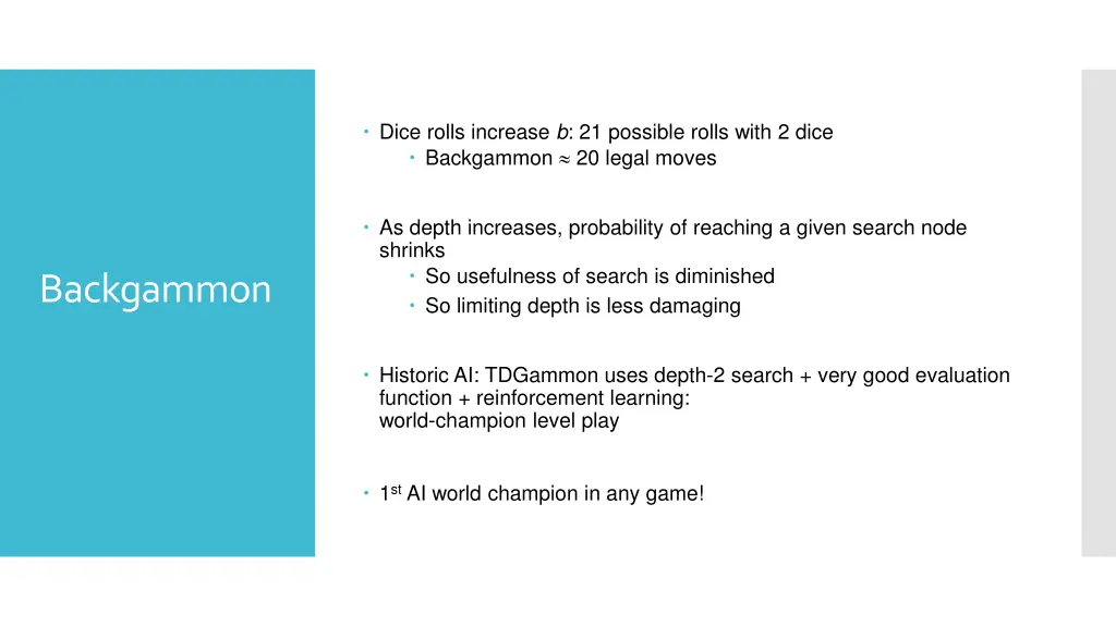 dice rolls increase b 21 possible rolls with