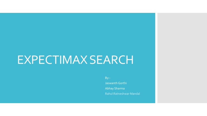 expectimax search