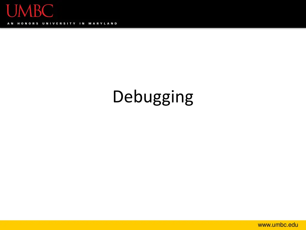debugging