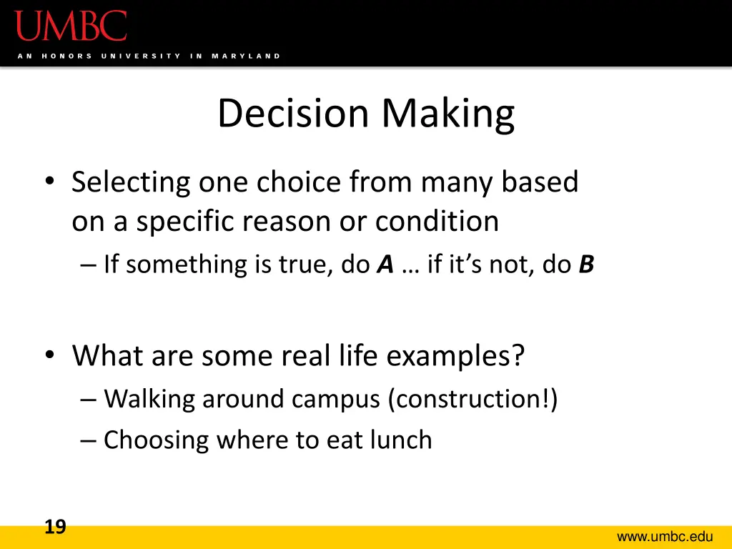 decision making