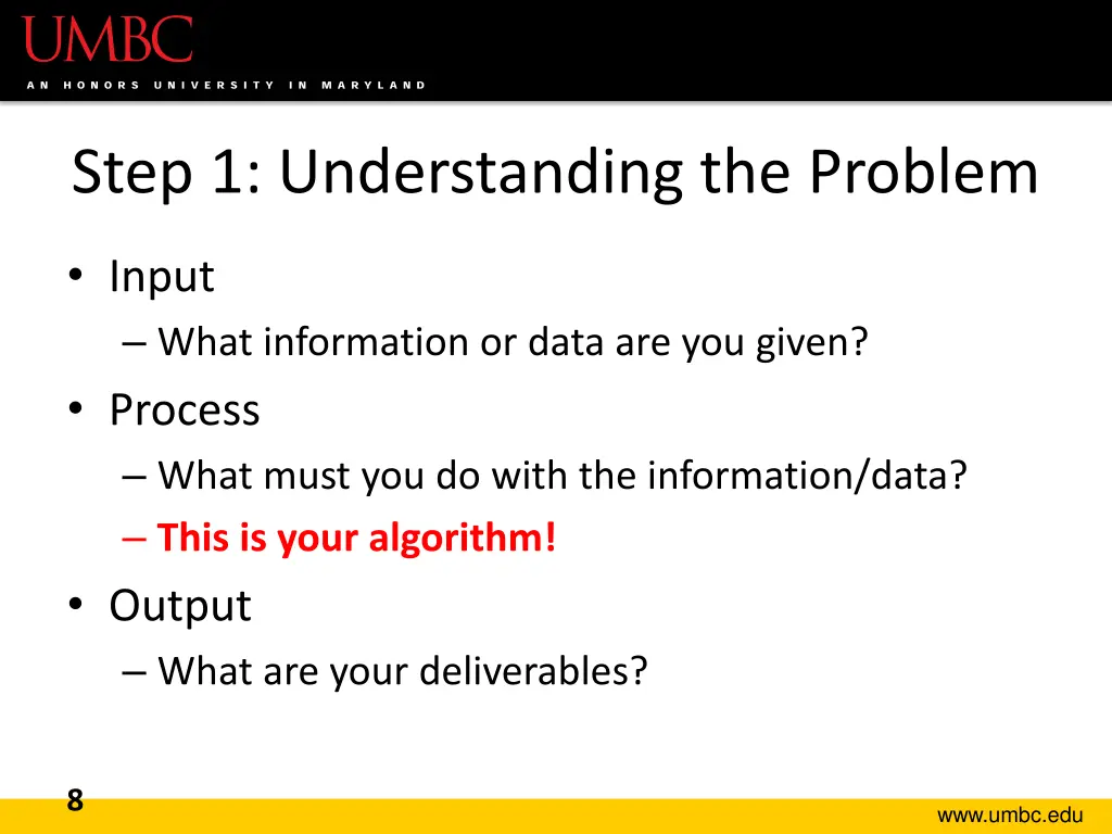 step 1 understanding the problem
